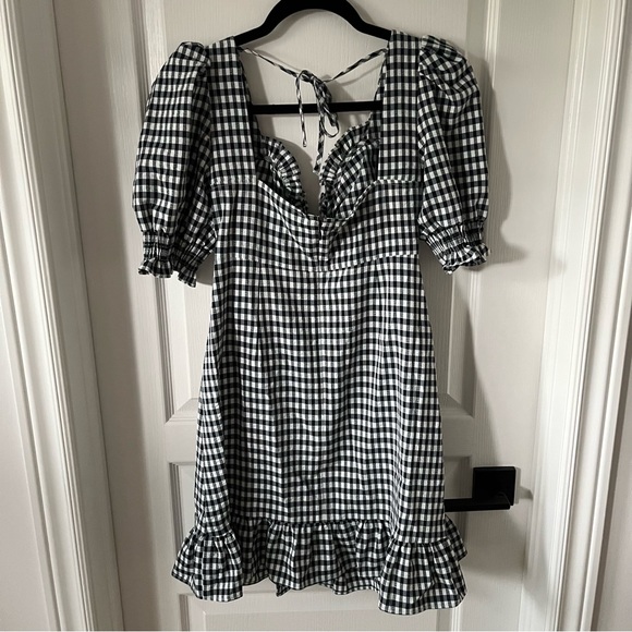 Topshop Gingham Dress 6 - Picture 2 of 2